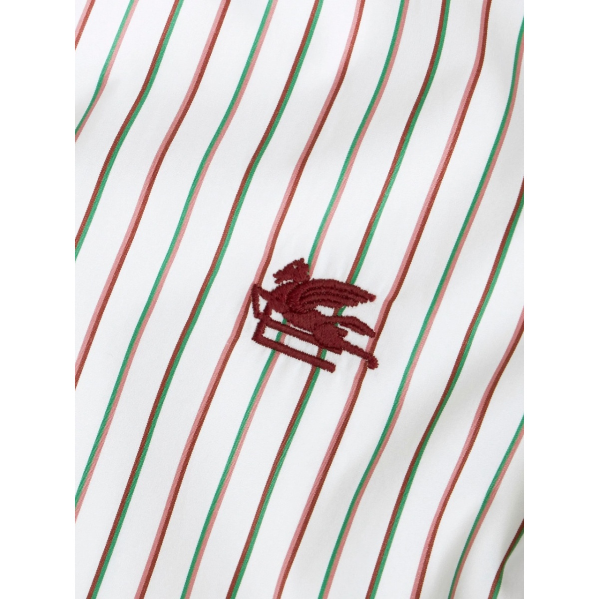 logo-embroidered cotton shirt - Img 5