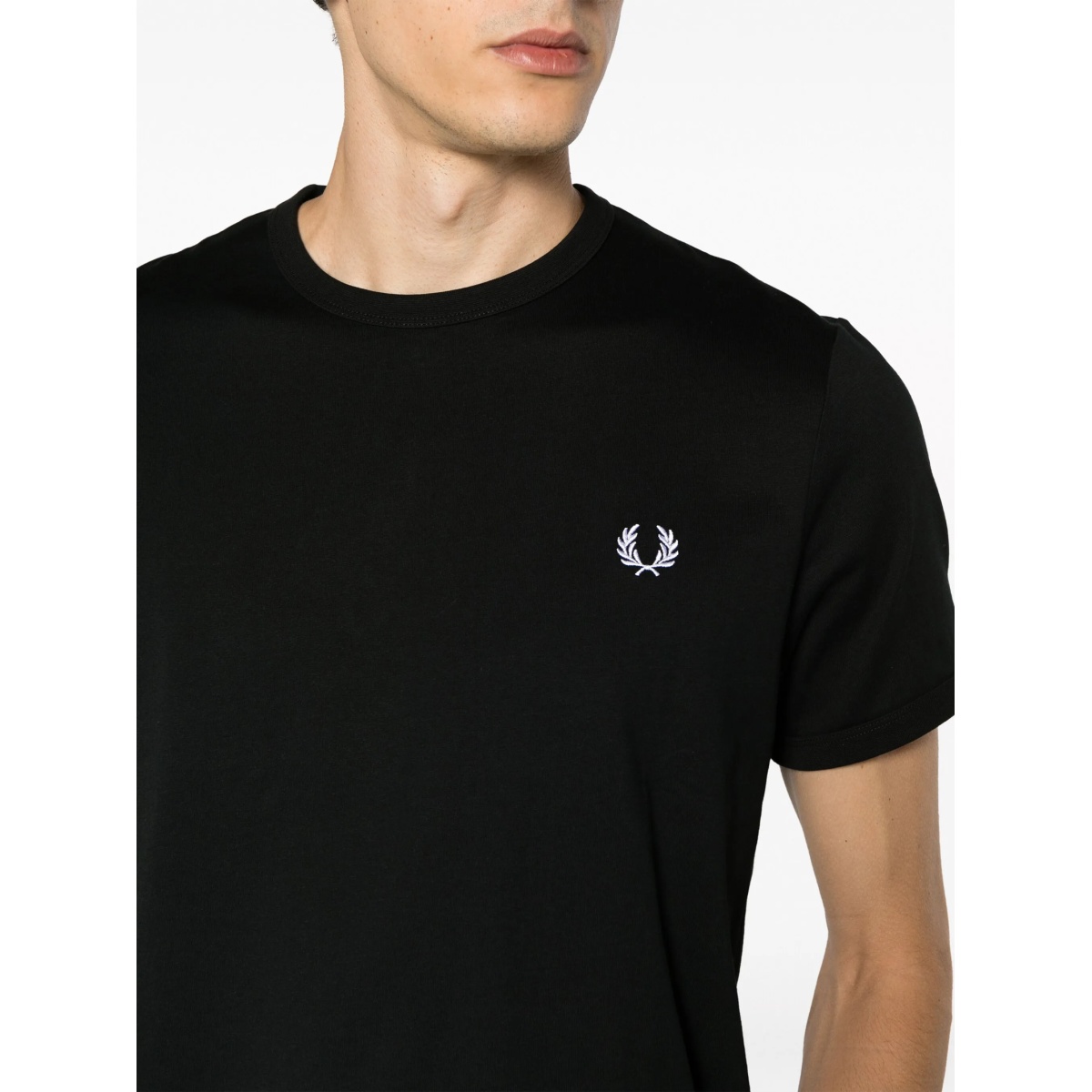 logo-embroidered cotton T-shirt - Img 5