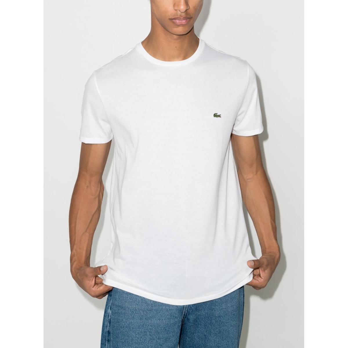logo-embroidered crew-neck T-shirt - Img 2