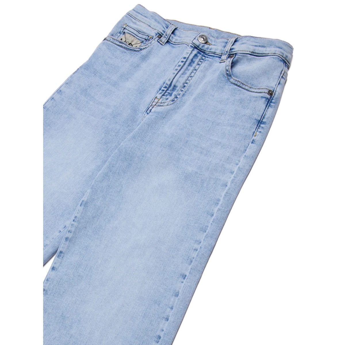 logo-embroidered five-pockets jeans - Img 3