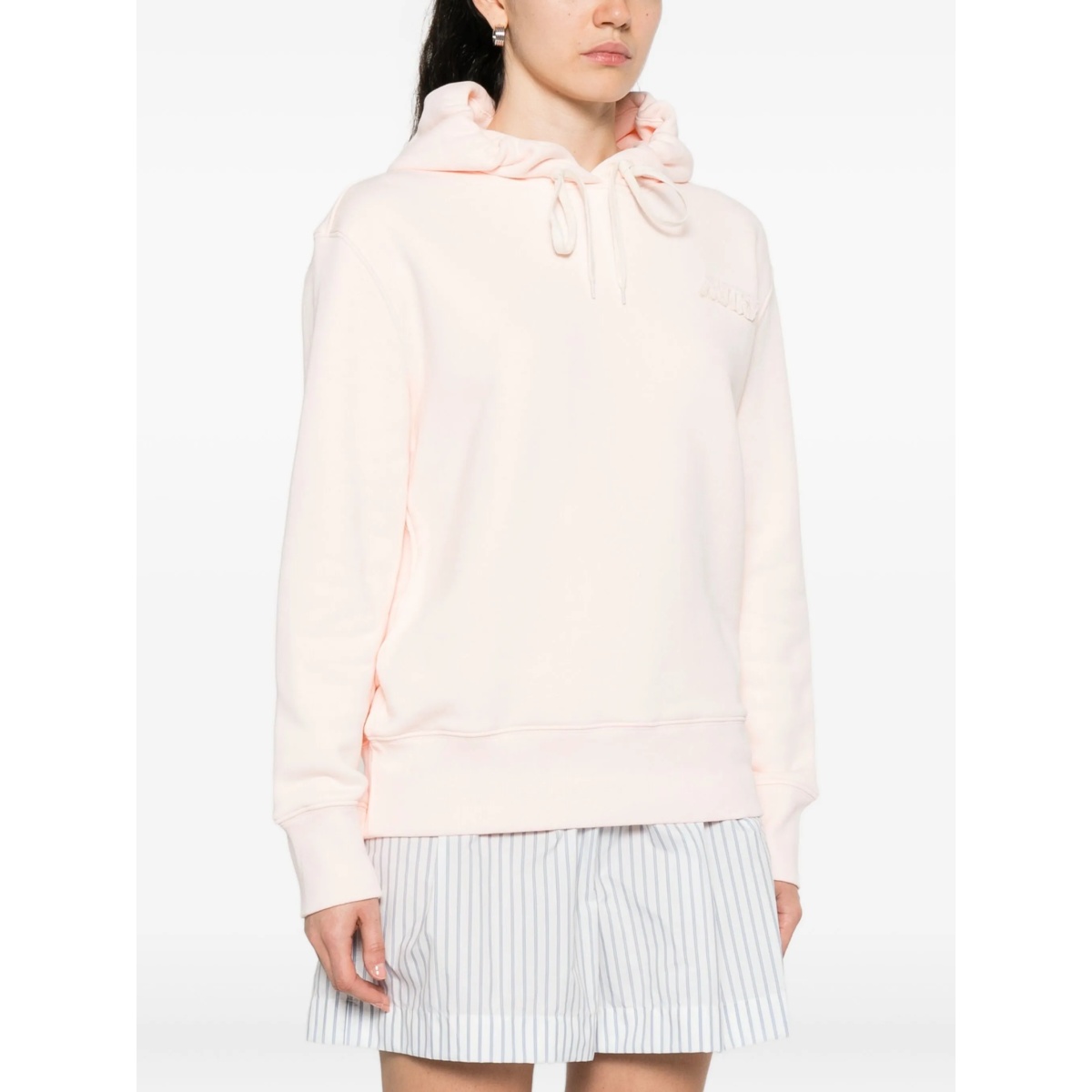 logo-embroidered hoodie - Img 3