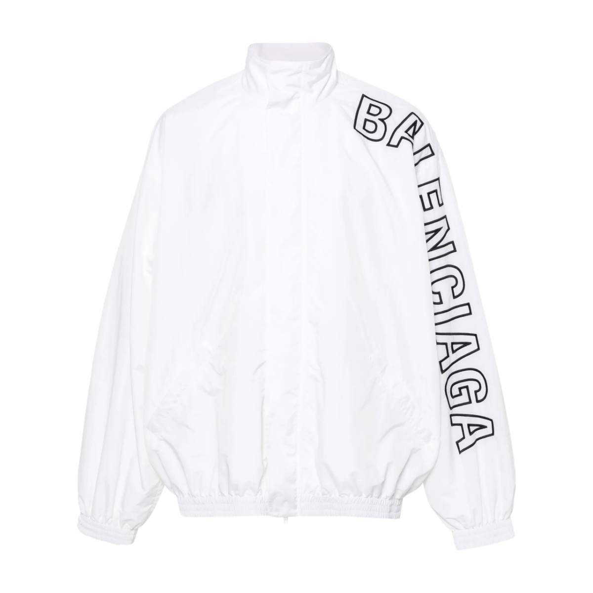 logo-embroidered jacket