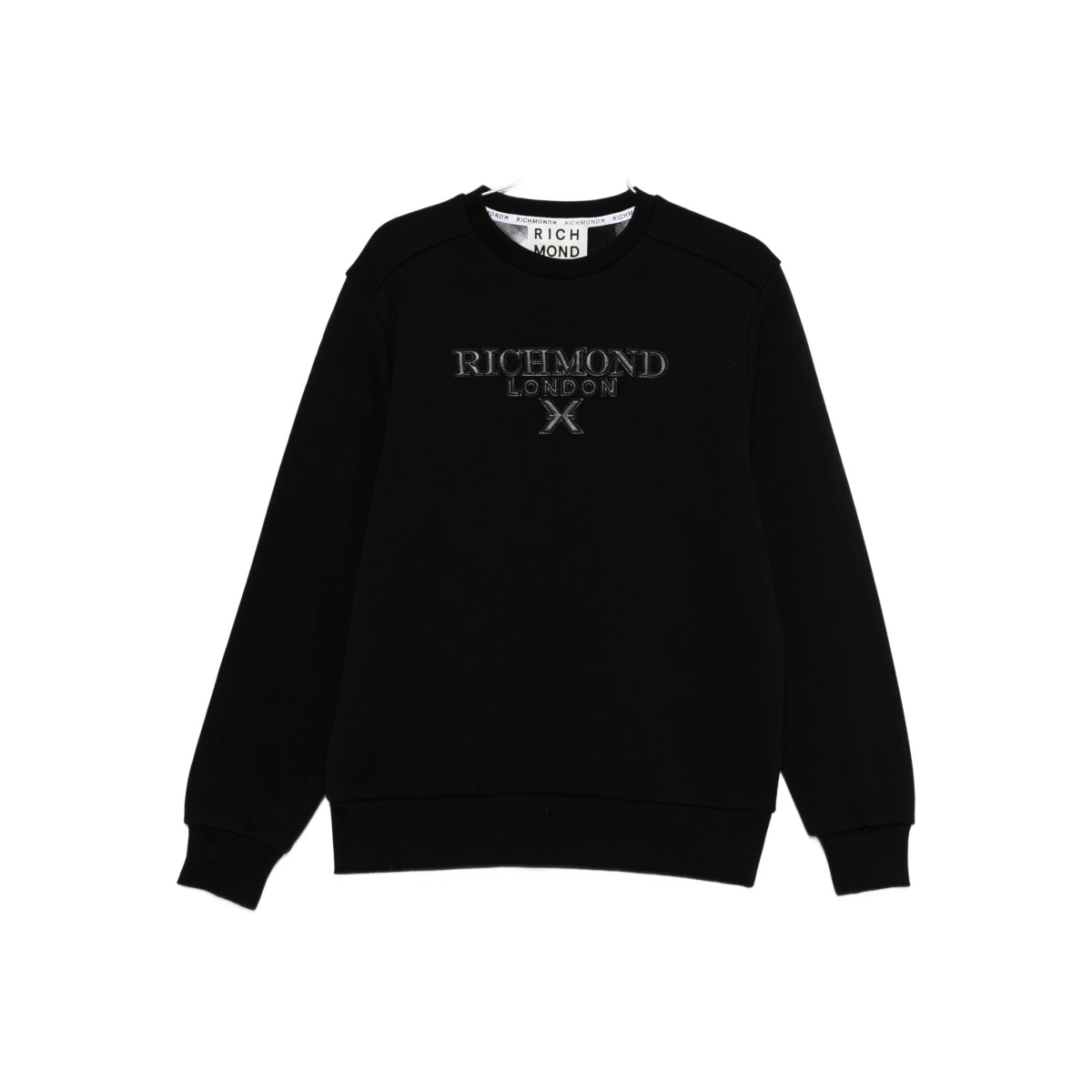logo-embroidered sweatshirt