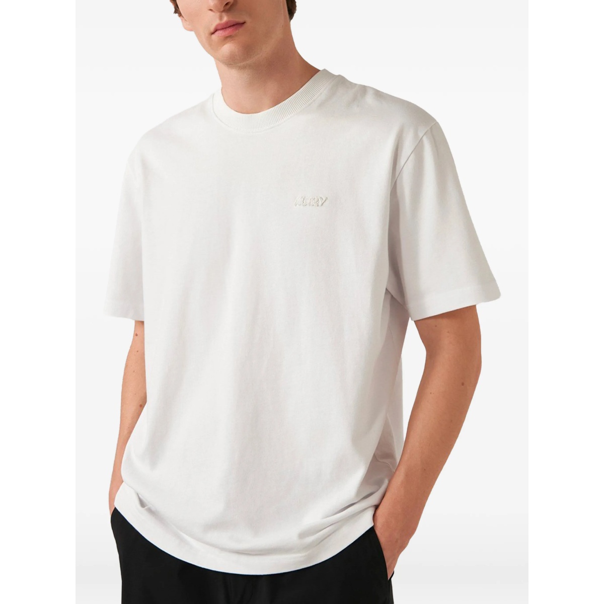 logo-embroidered T-shirt - Img 2