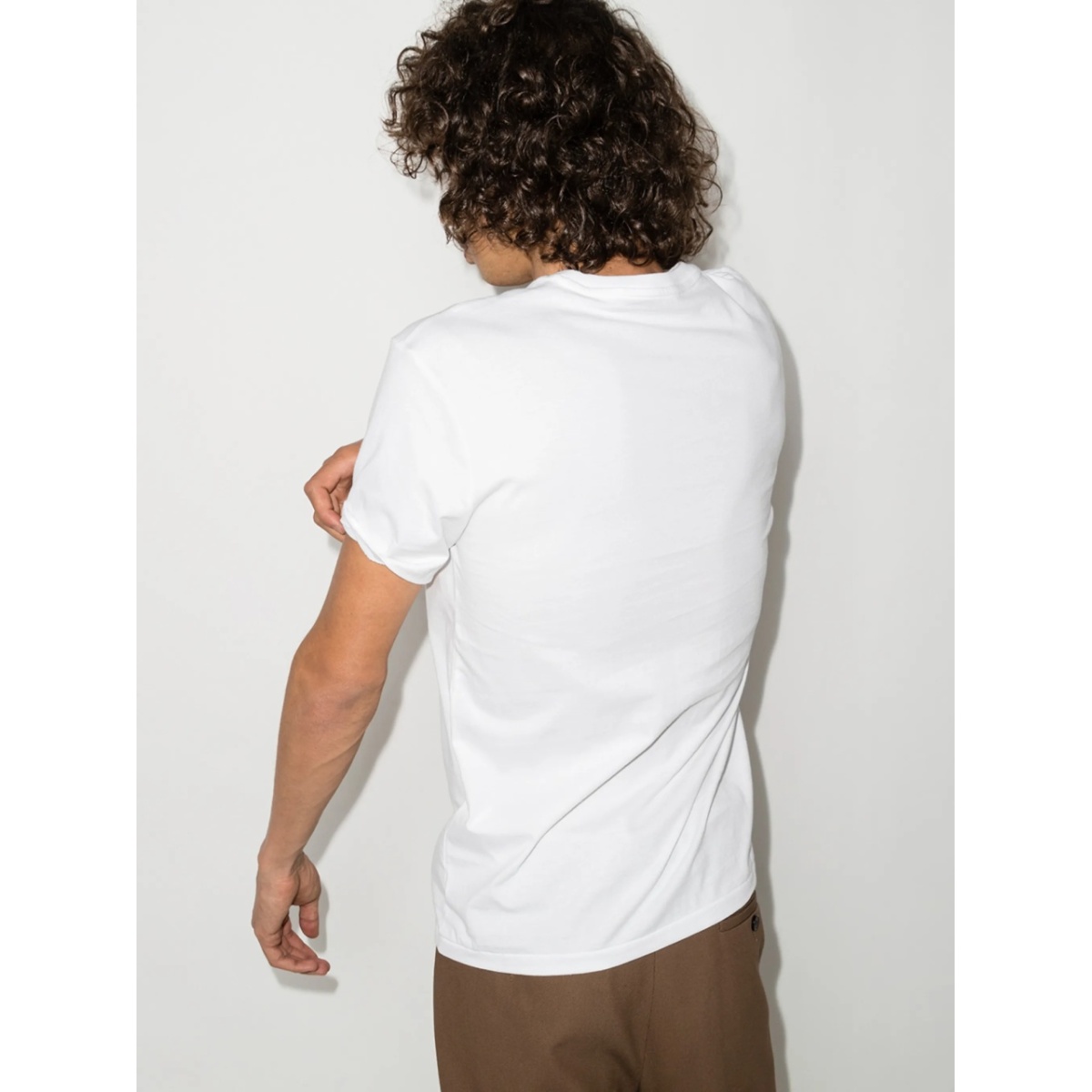 logo-embroidered T-shirt - Img 3