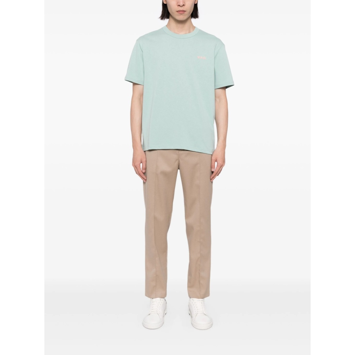 logo-embroidered T-shirt - Img 2