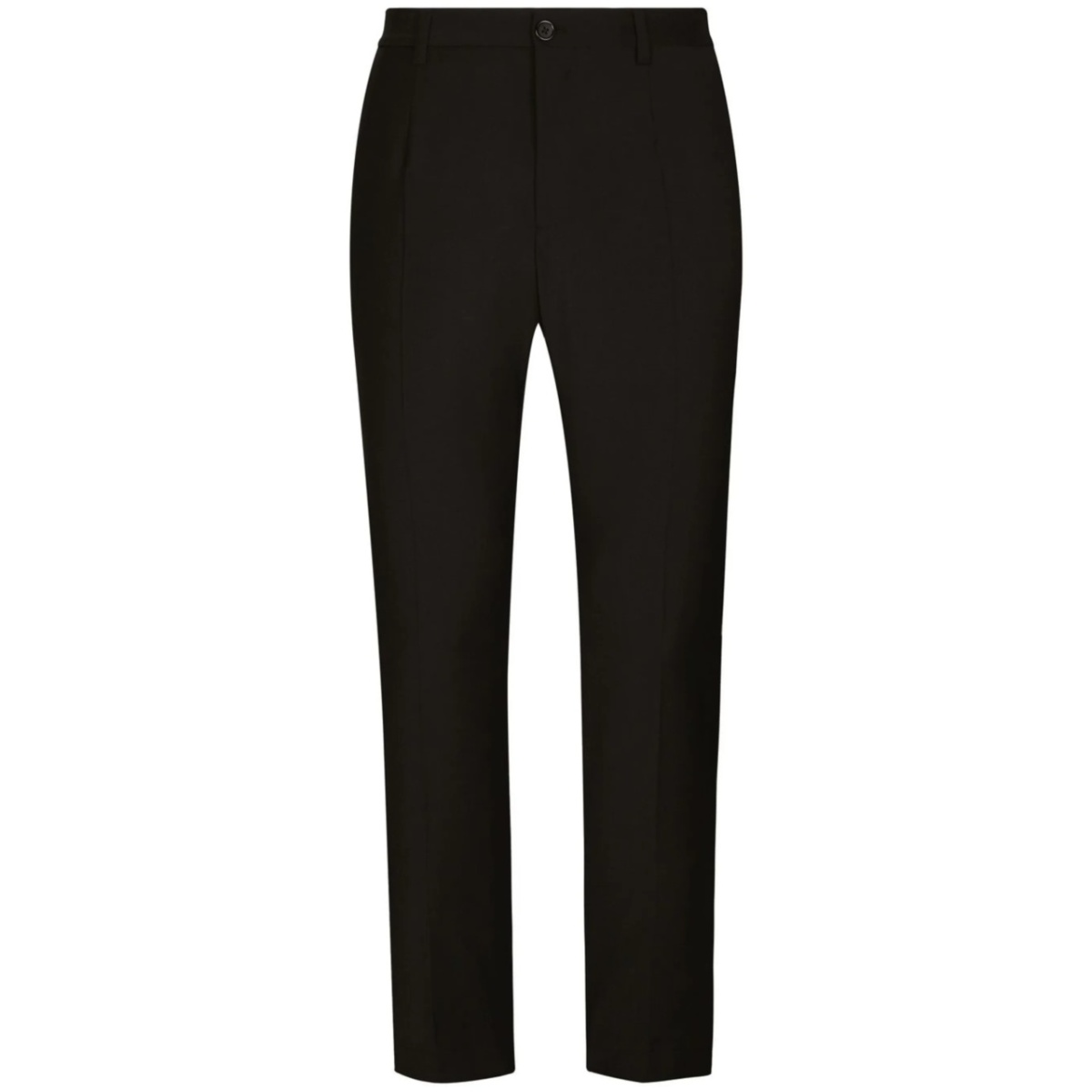 logo-embroidered tailored trousers