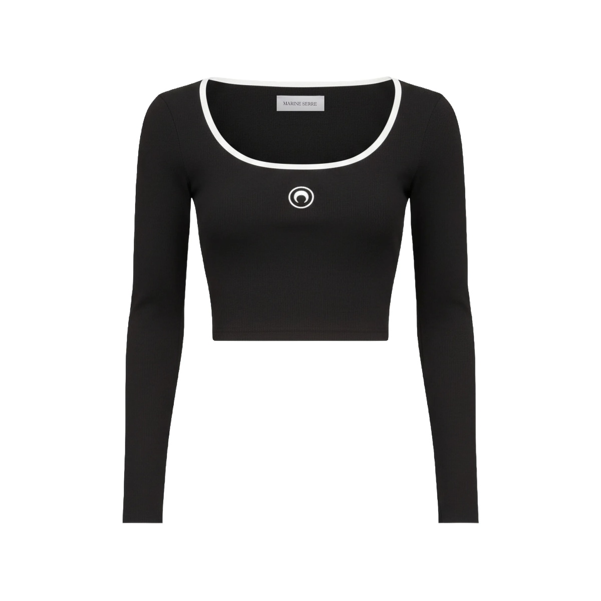 logo-embroidery jersey top - Img 2