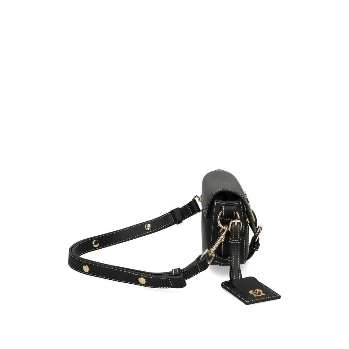 logo eyelet crossbody bag - Img 3