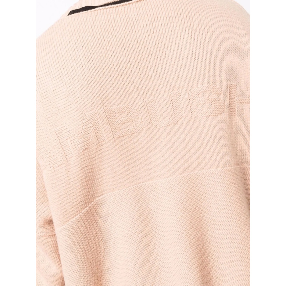 logo-intarsia cardigan - Img 5