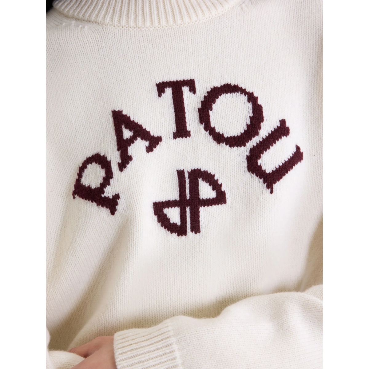 logo-intarsia jumper - Img 5