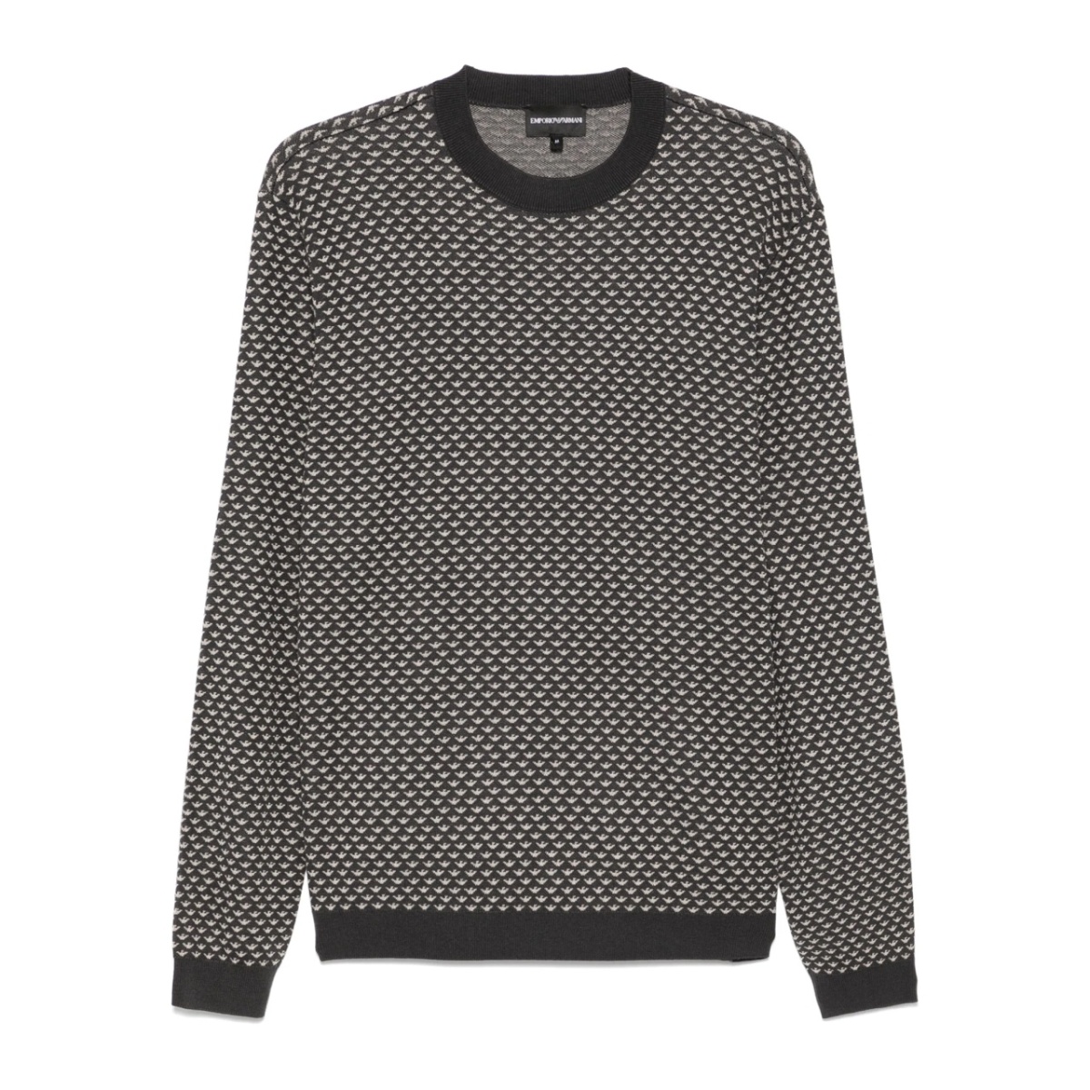 logo-intarsia sweater
