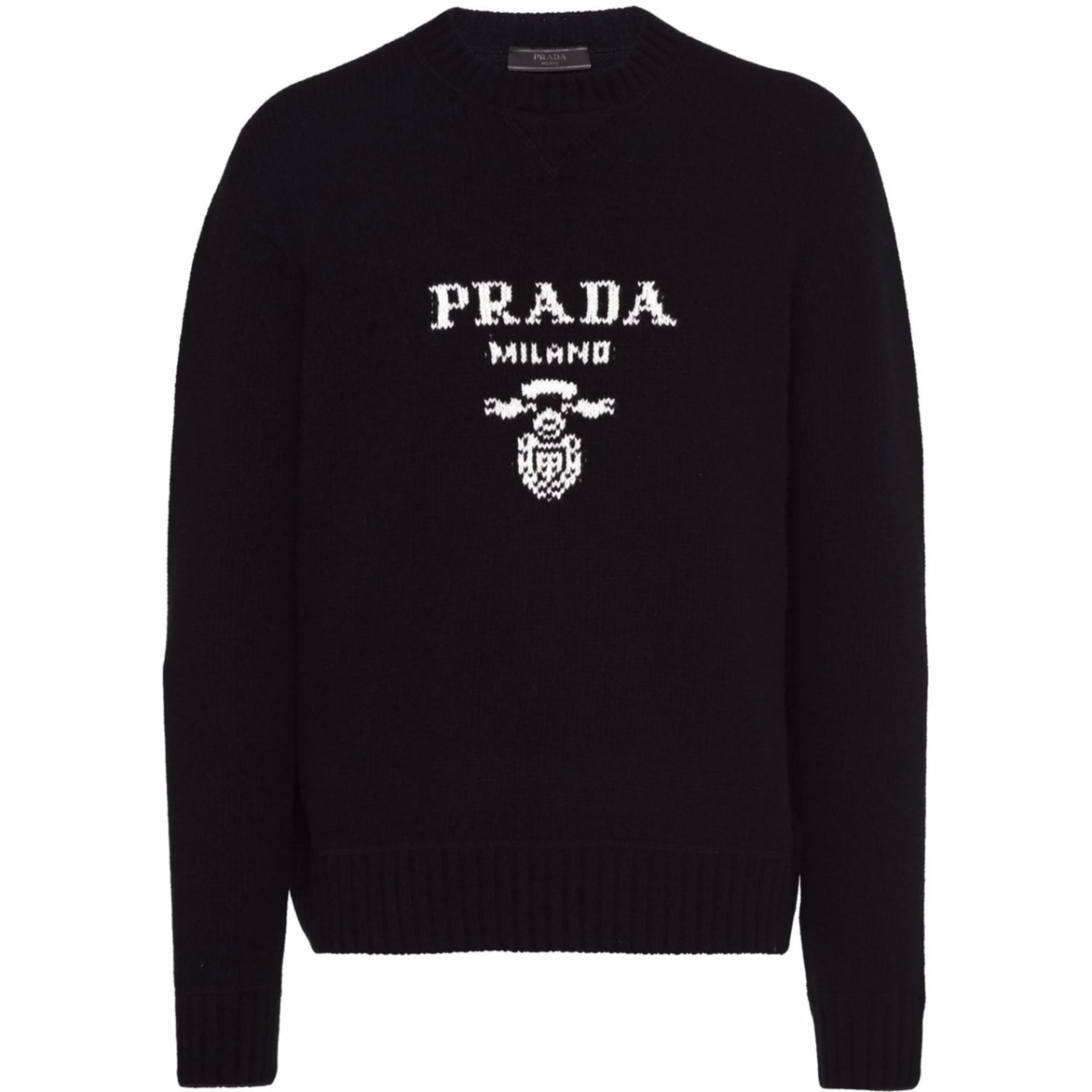 logo intarsia wool-cashmere jumper