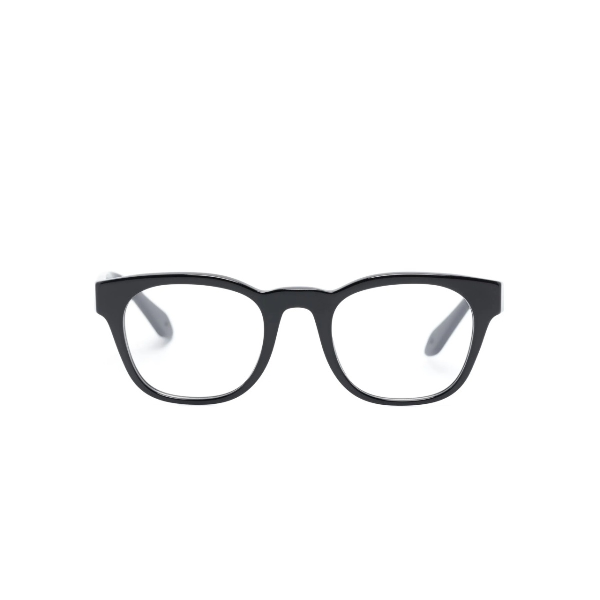 logo-lettering round-frame glasses