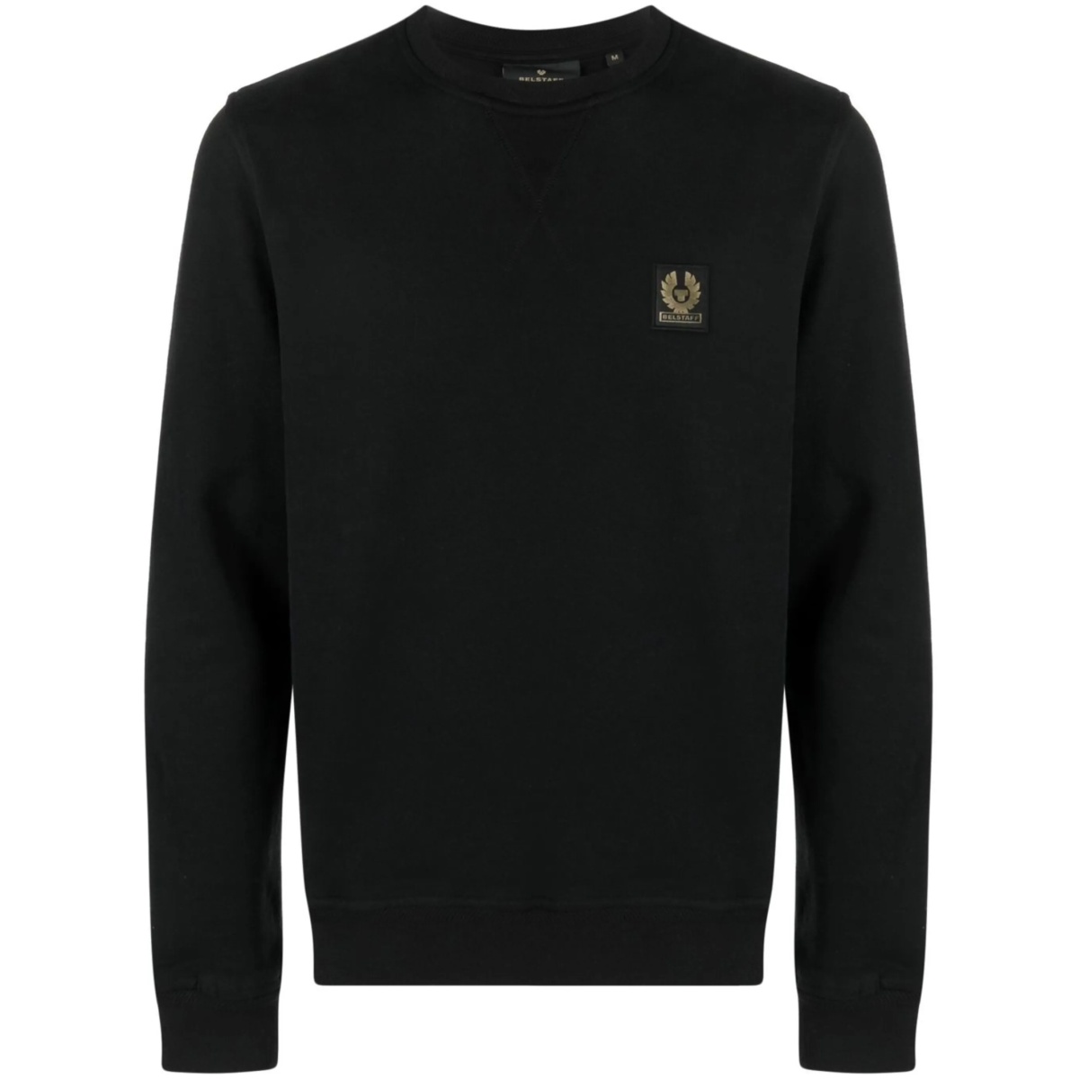 logo-patch cotton sweatshirt