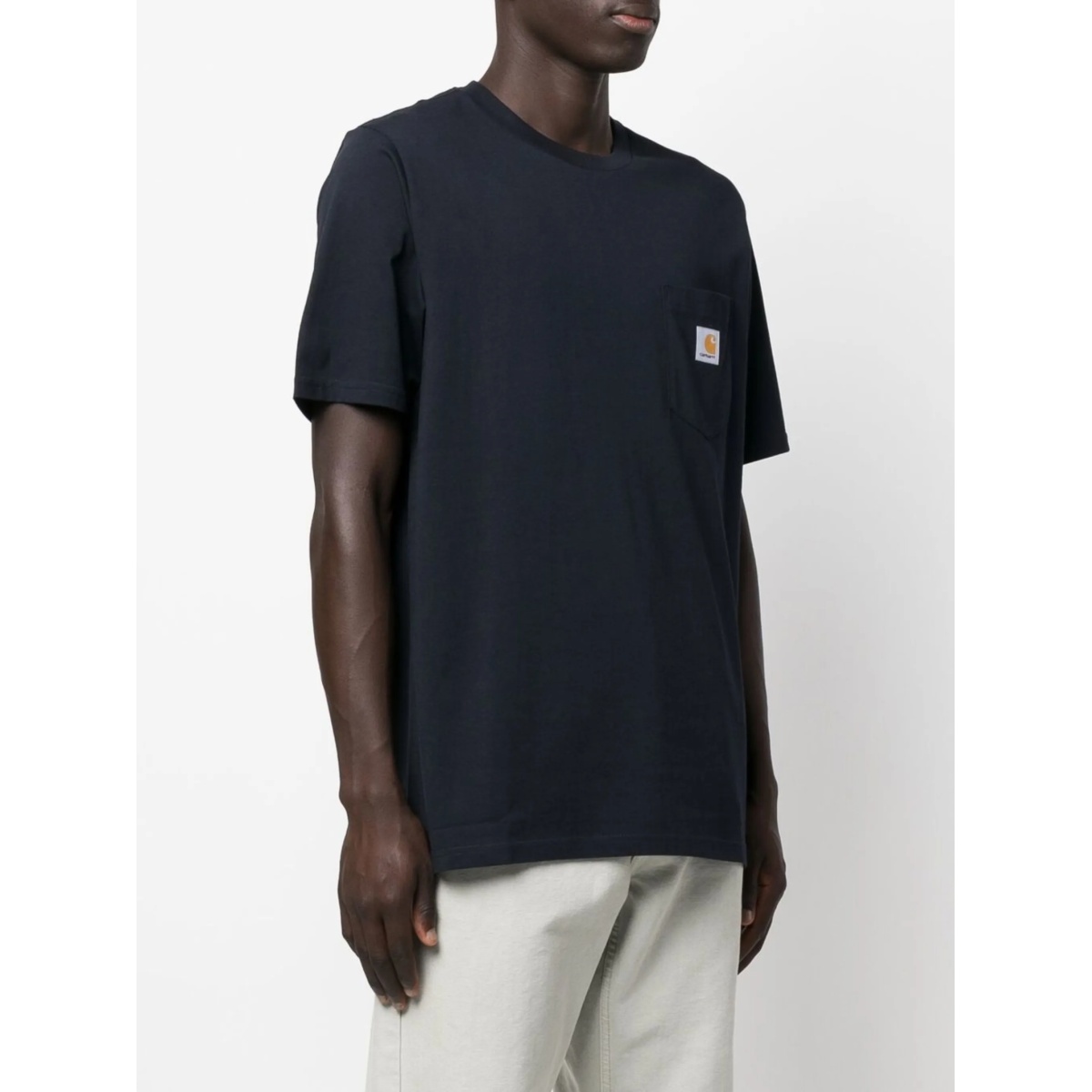 logo-patch cotton T-shirt - Img 3