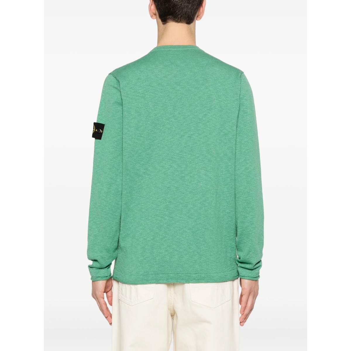logo-patch crew-neck sweater - Img 4