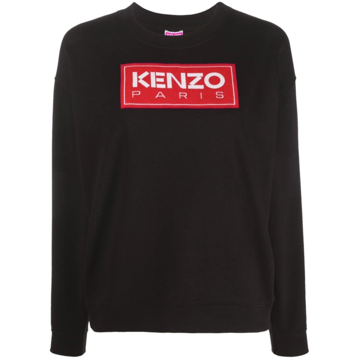 logo patch crew-neck sweatshirt