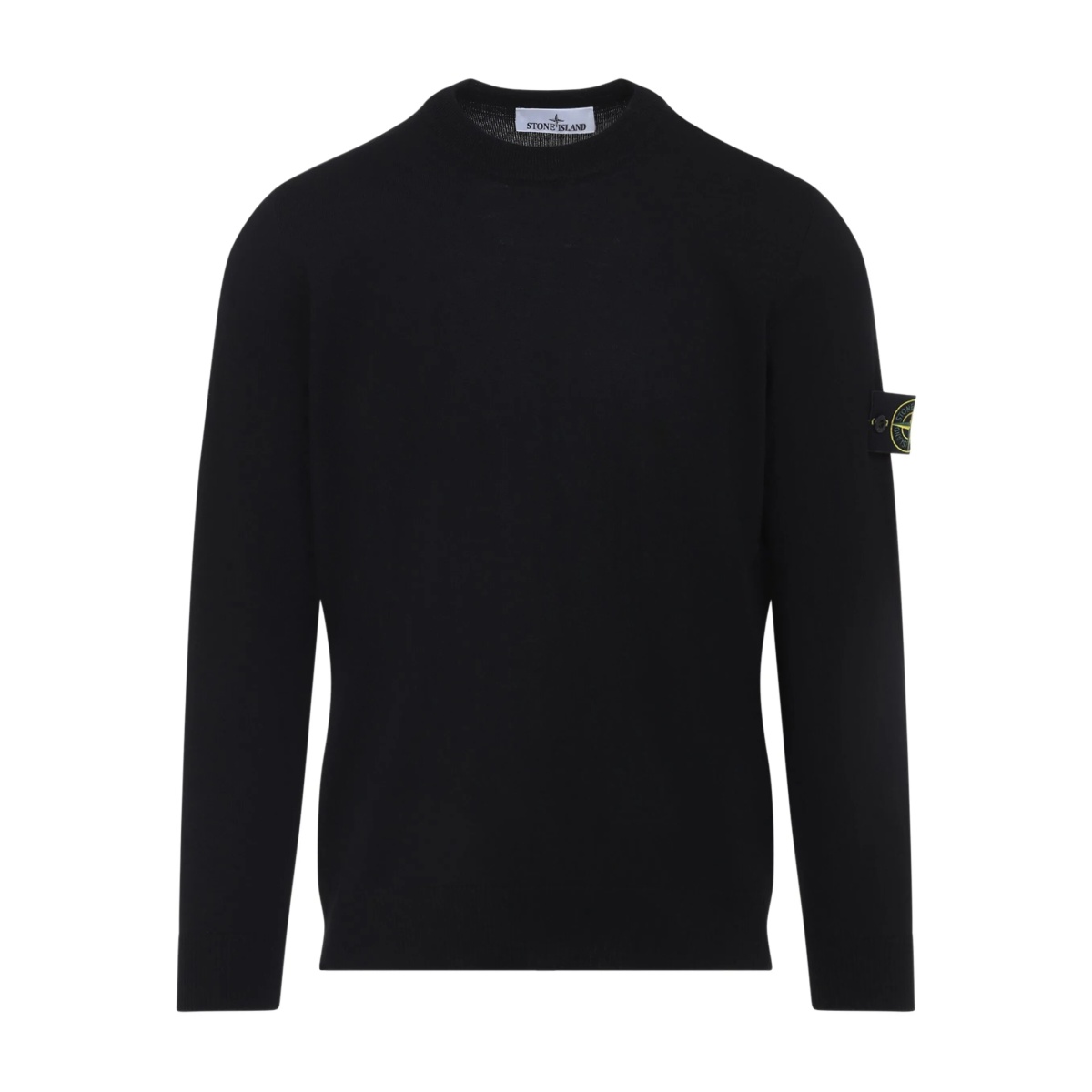logo-patch crew-neck sweatshirt