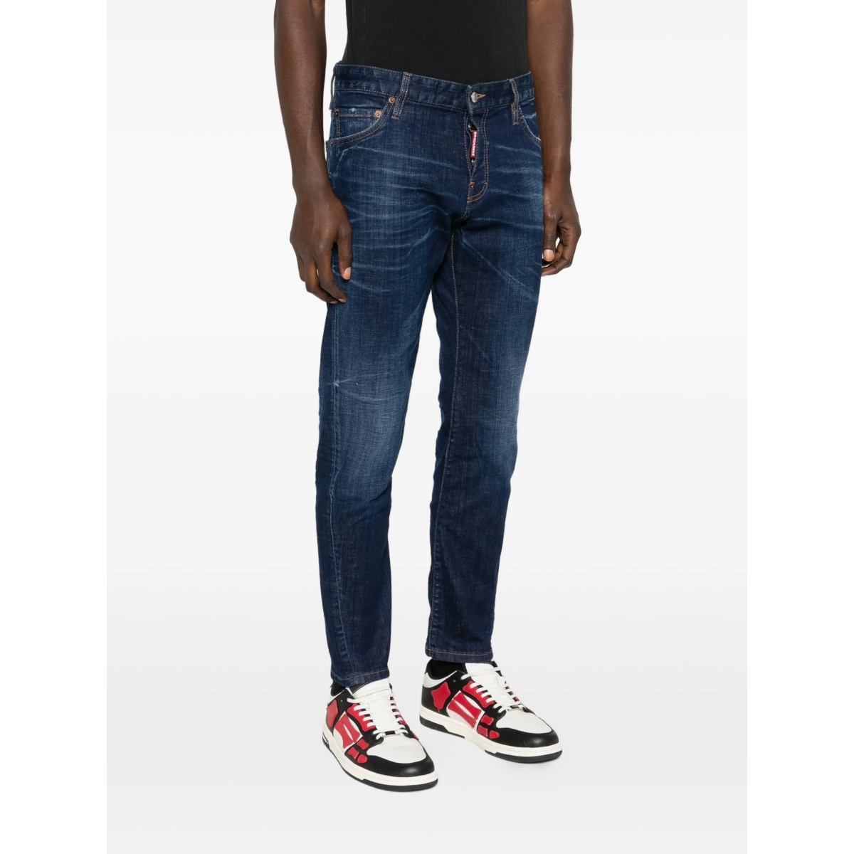 logo-patch jeans - Img 3
