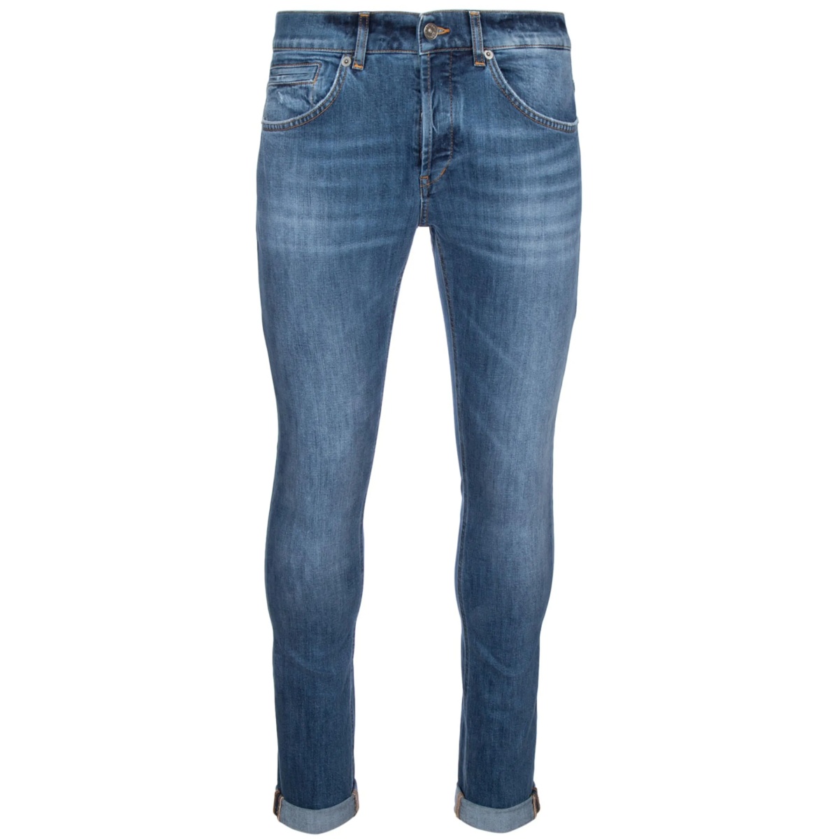 logo patch jeans