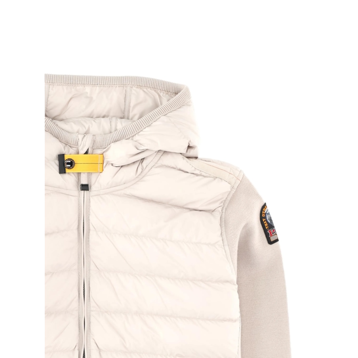 logo-patch padded jacket - Img 2