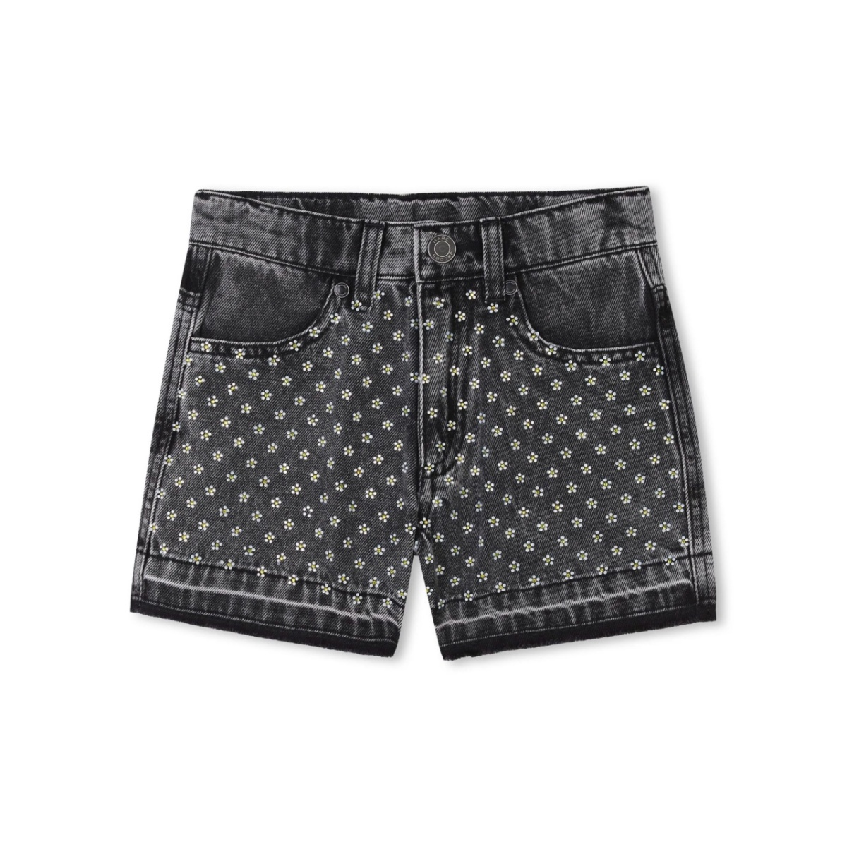 logo-patch shorts