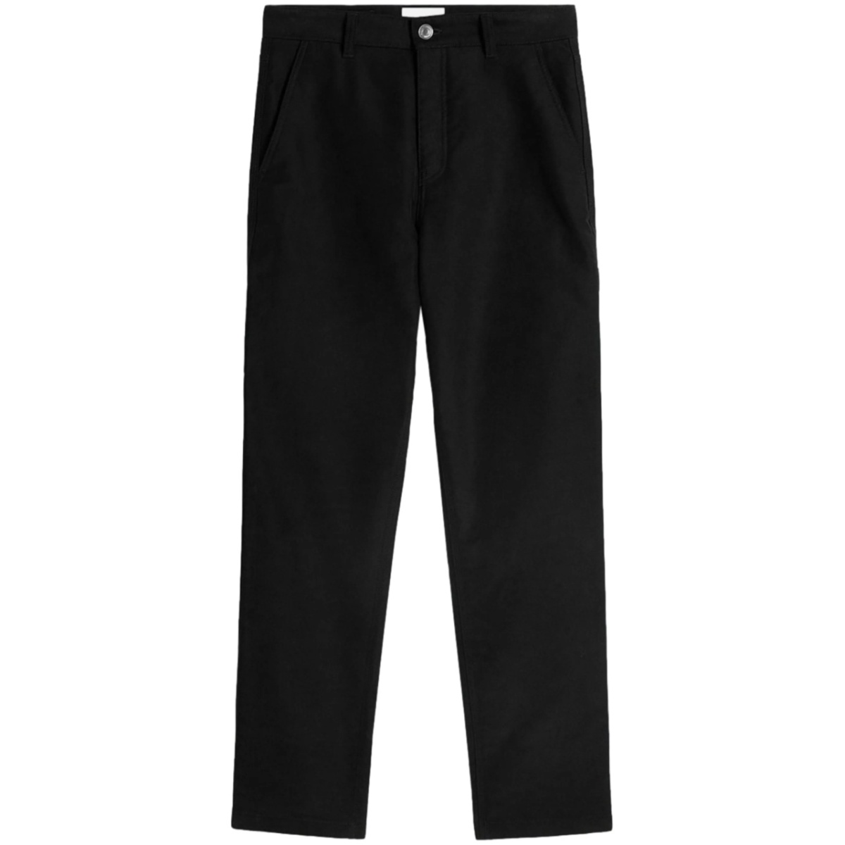 logo-patch straight-leg worker trousers