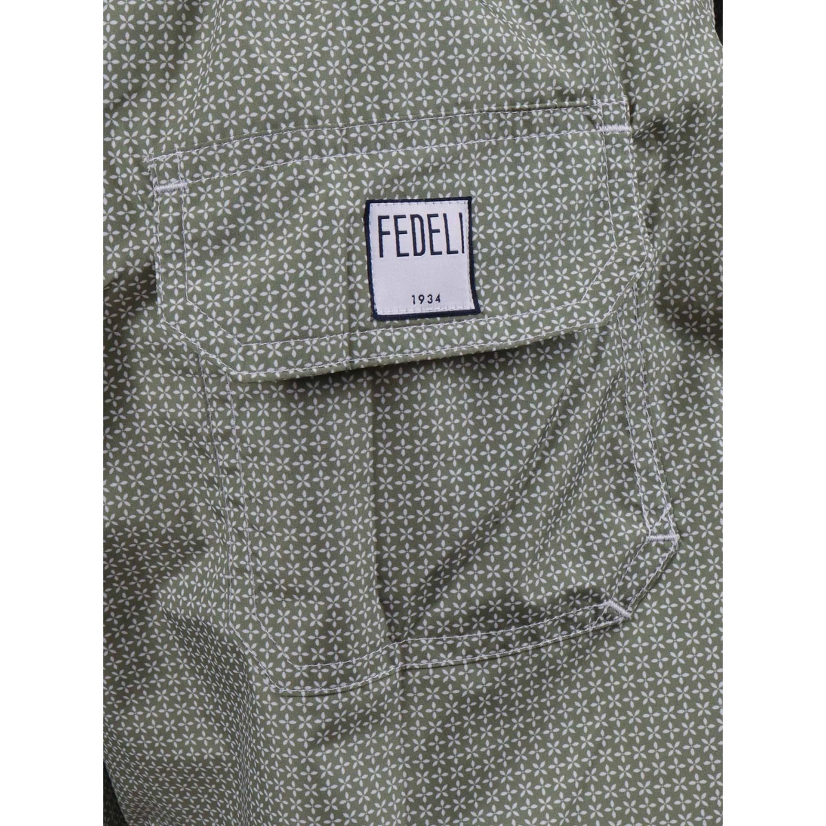 logo-patch swim shorts - Img 3