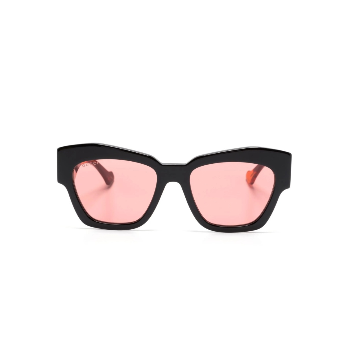 logo-plaque oversize-frame sunglasses