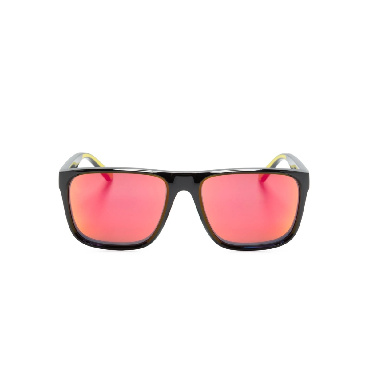 logo-plaque oversize-frame sunglasses