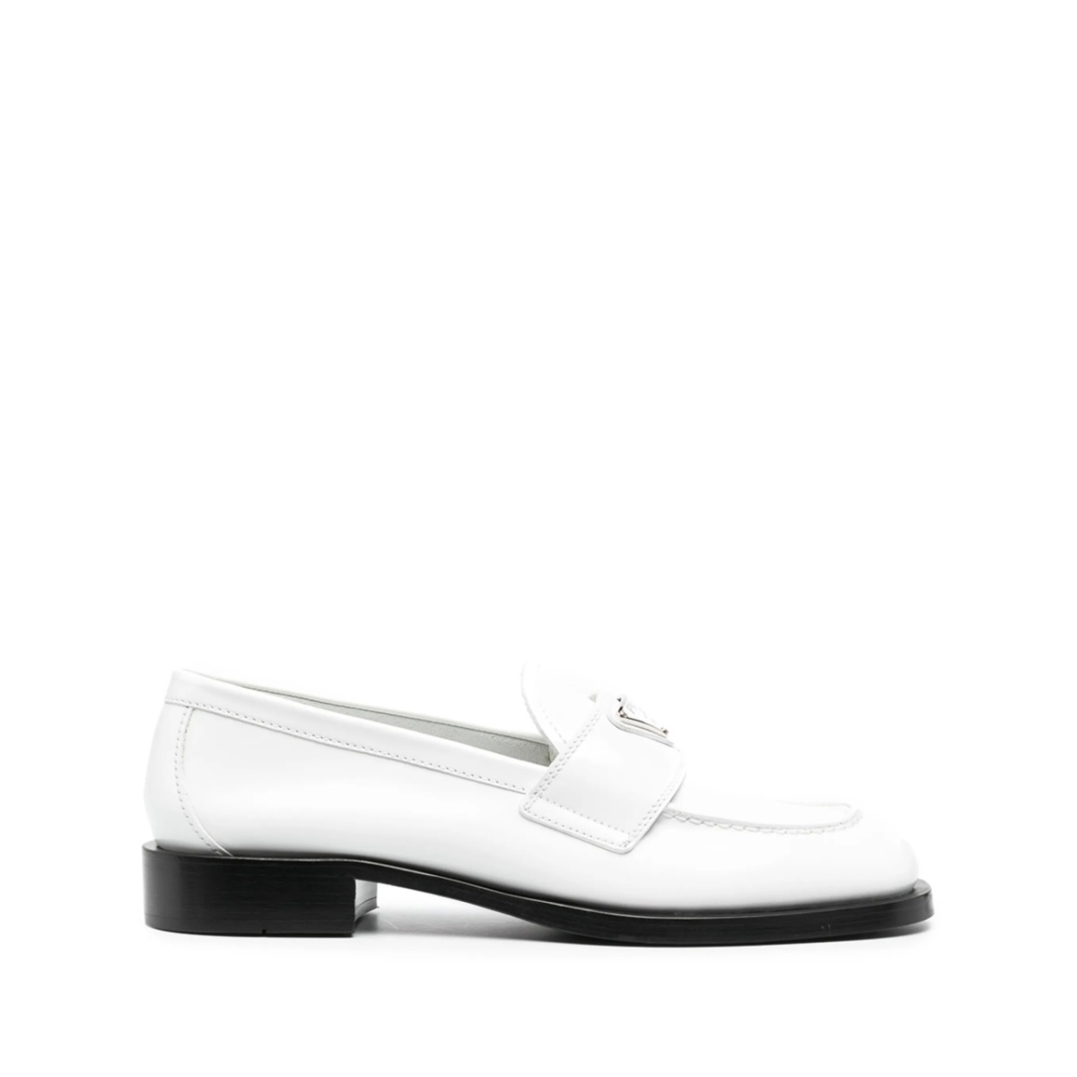 logo-plaque penny loafers