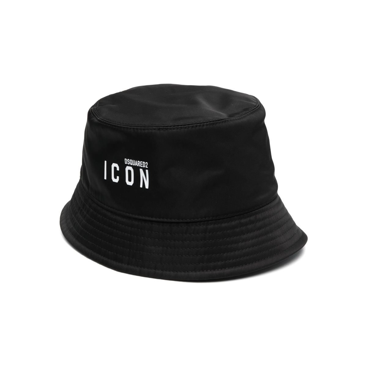 logo-print bucket hat