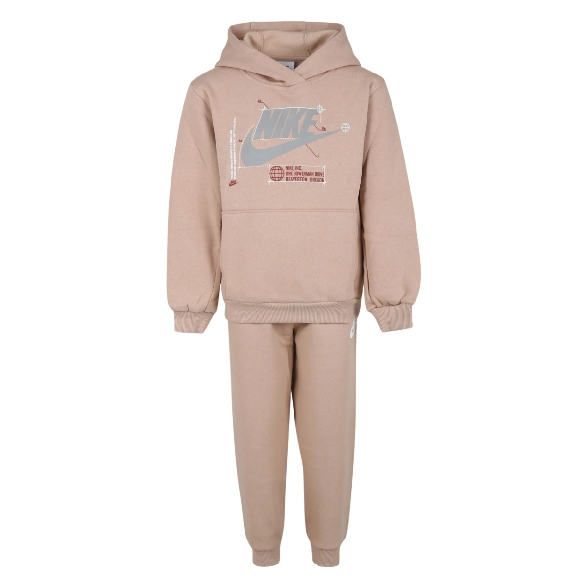logo-print cotton-blend tracksuit set