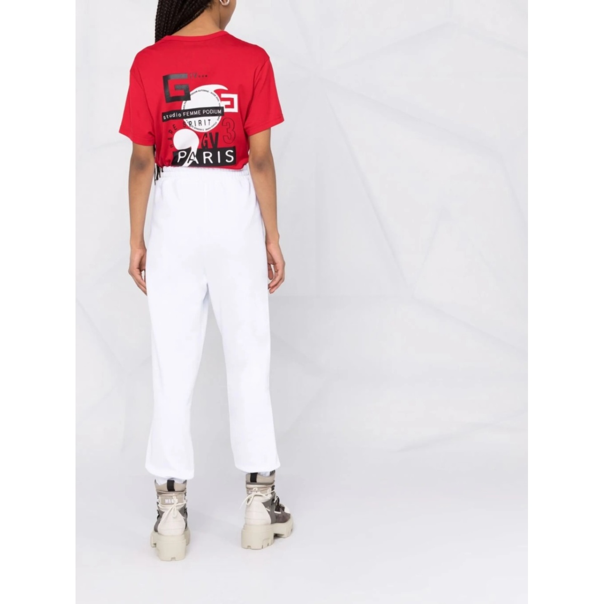 logo-print cotton joggers - Img 4