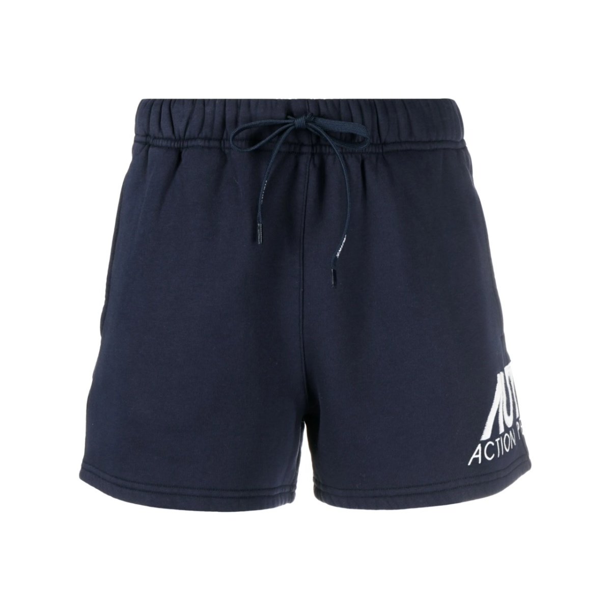 logo-print cotton short shorts