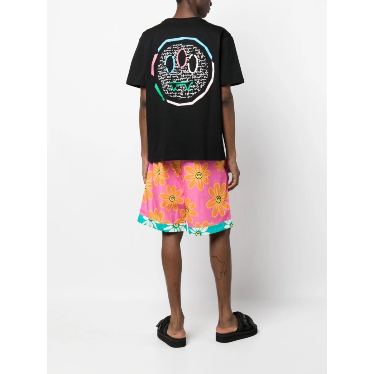 logo-print cotton shorts - Img 2