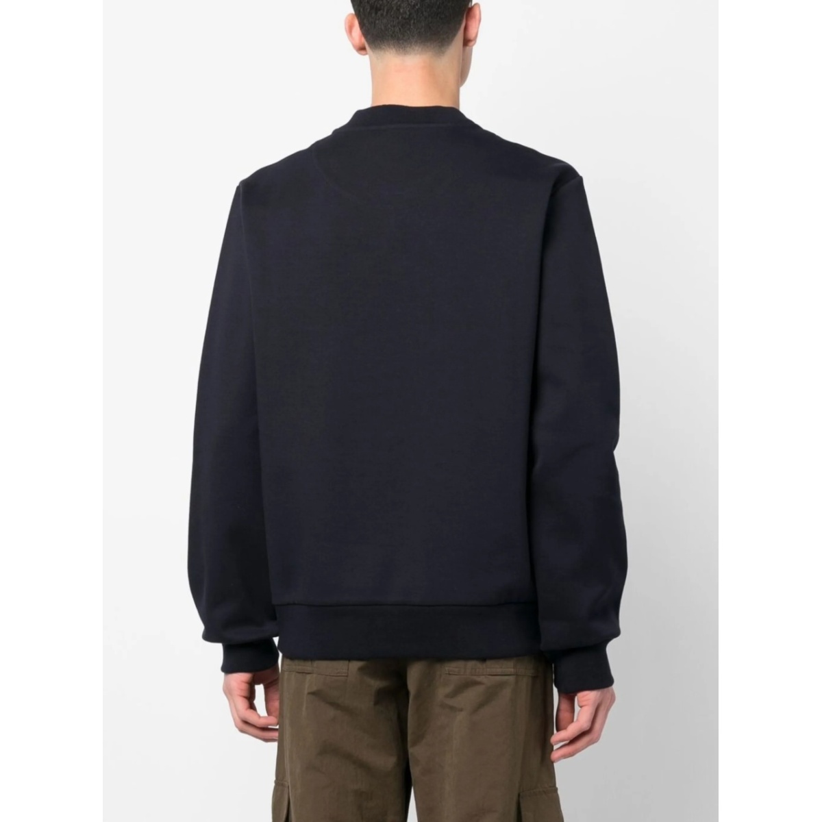 logo-print cotton sweater - Img 4