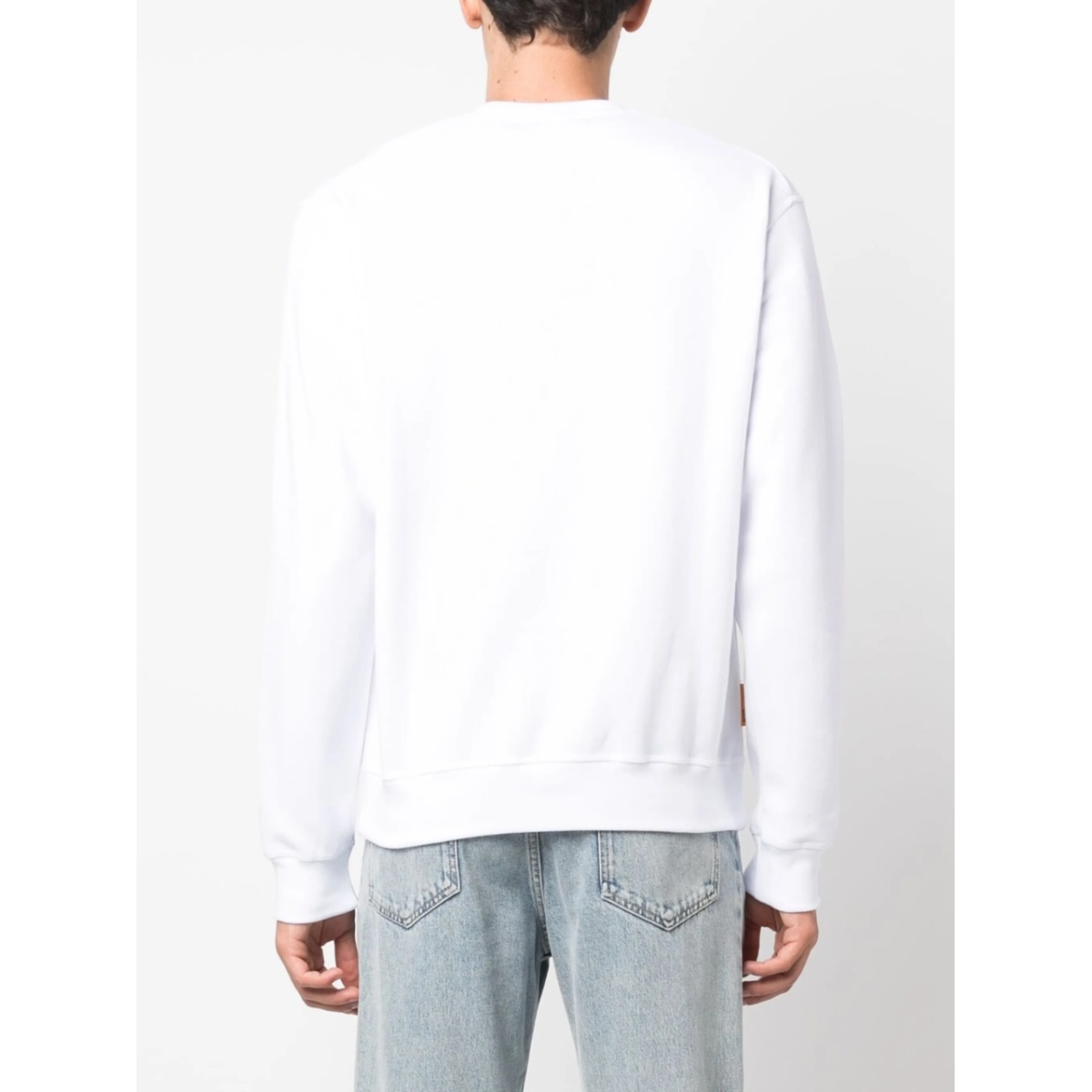 logo-print cotton sweatshirt - Img 4