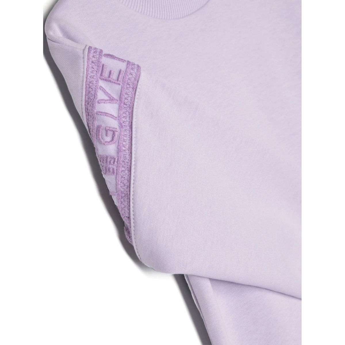 logo-print crew neck sweatshirt - Img 3