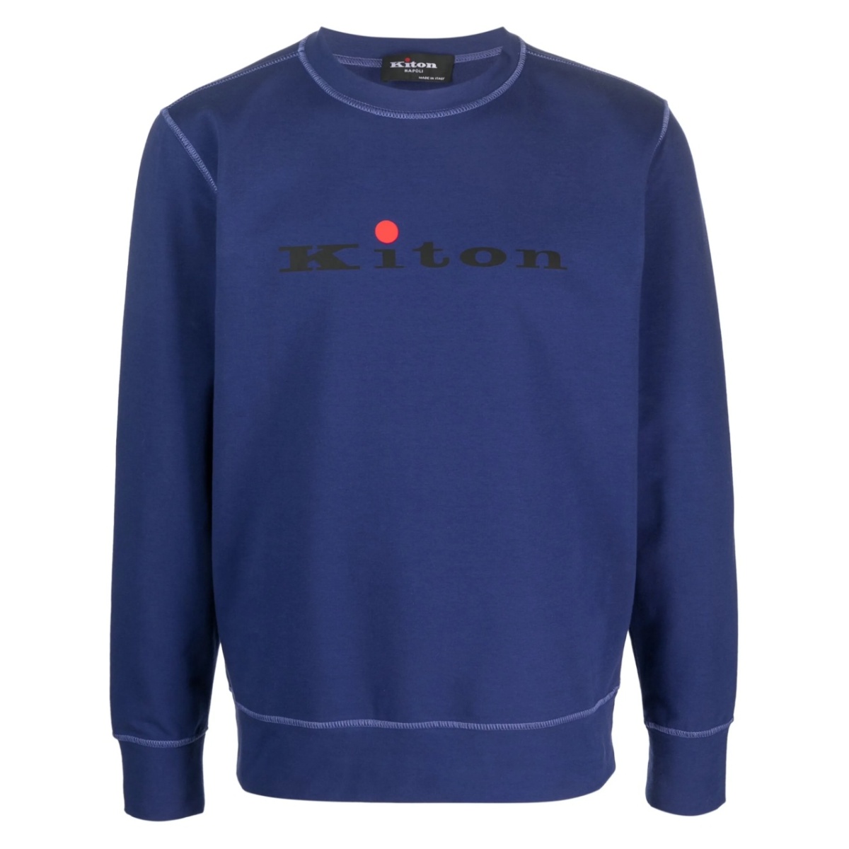 logo-print crew neck sweatshirt