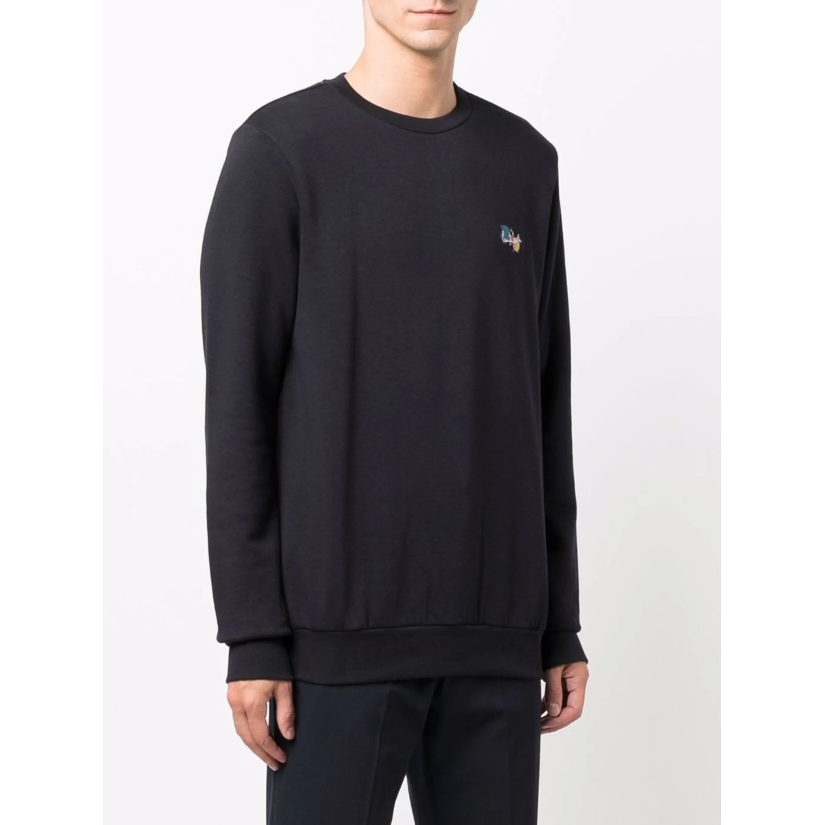 logo-print crew-neck sweatshirt - Img 3