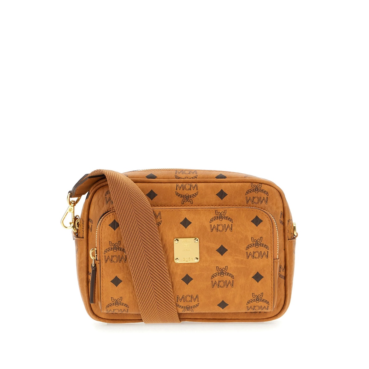 logo-print cross body bag
