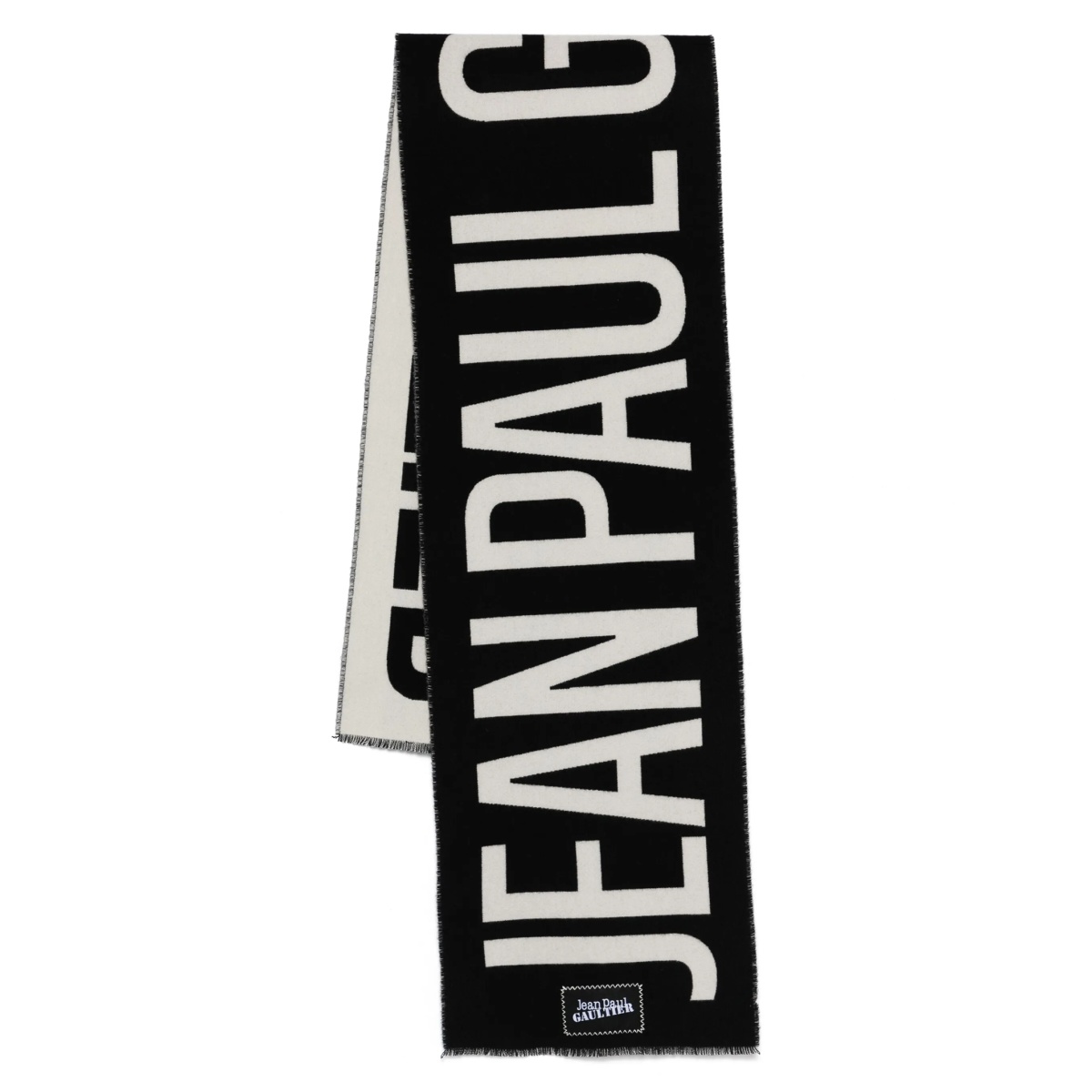 logo-print scarf
