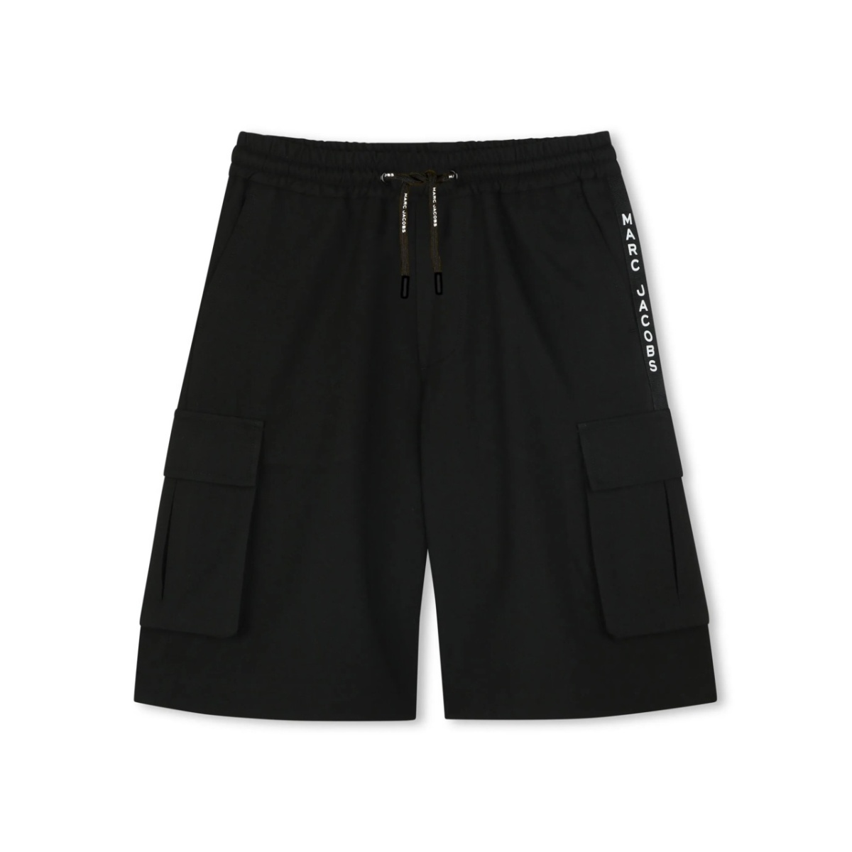 logo-print shorts