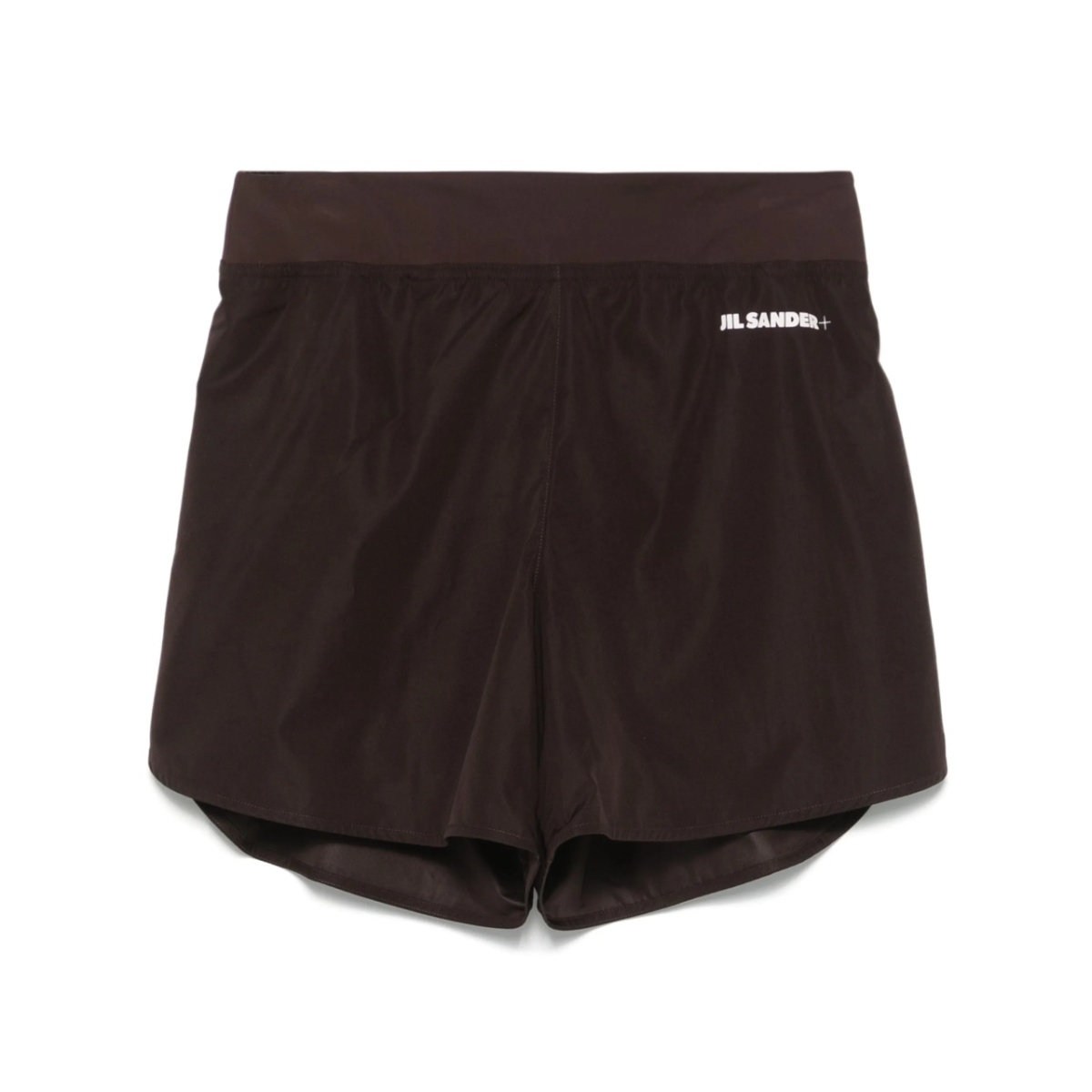 logo-print track shorts