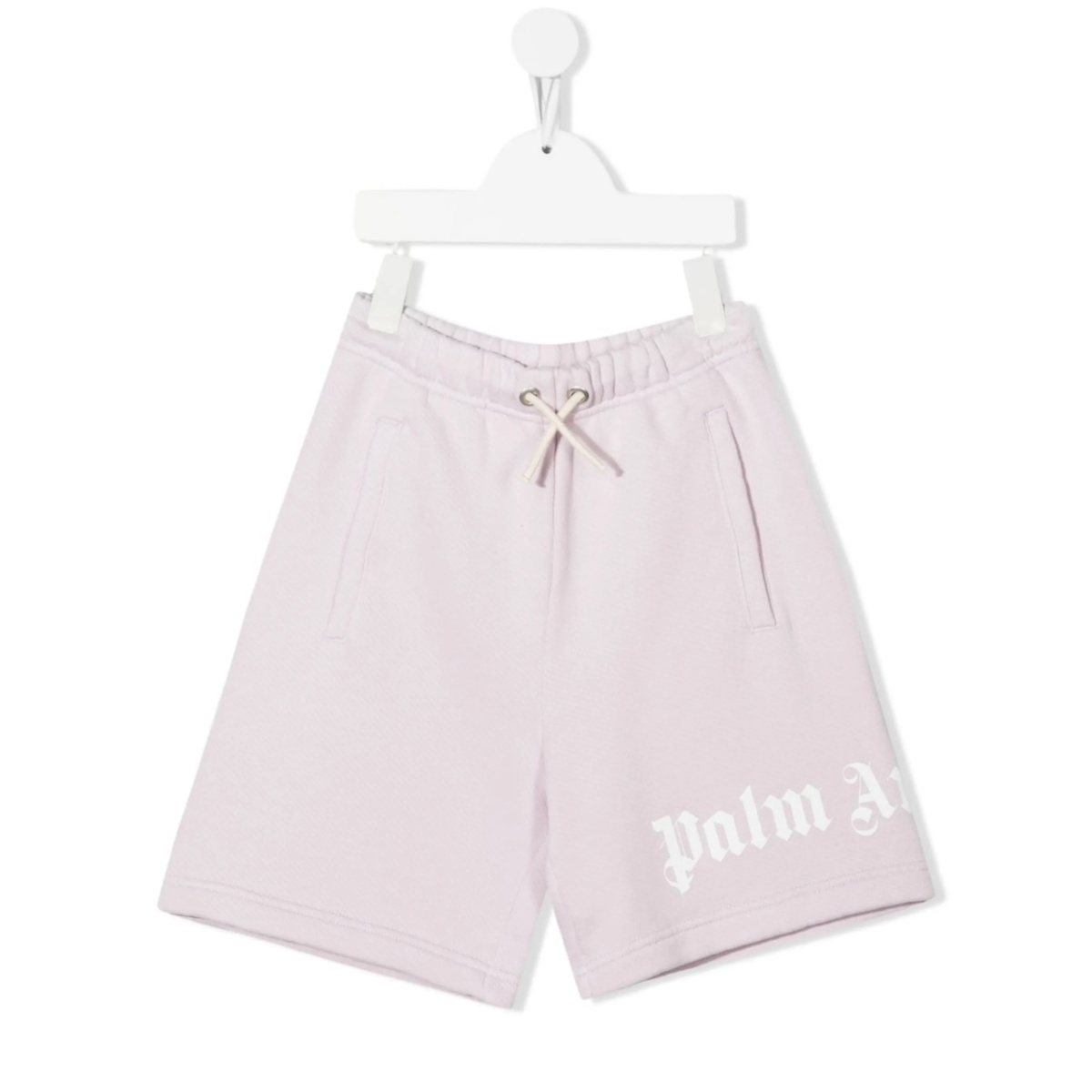 logo-print track shorts