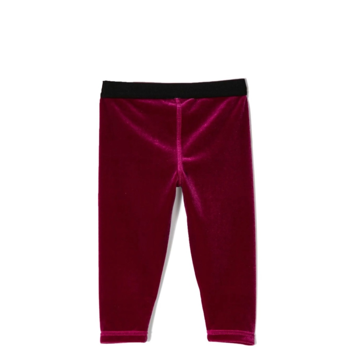 logo-waistband velour leggings - Img 2