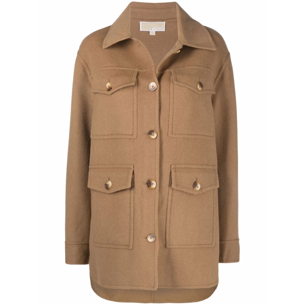 long-sleeve wool jacket