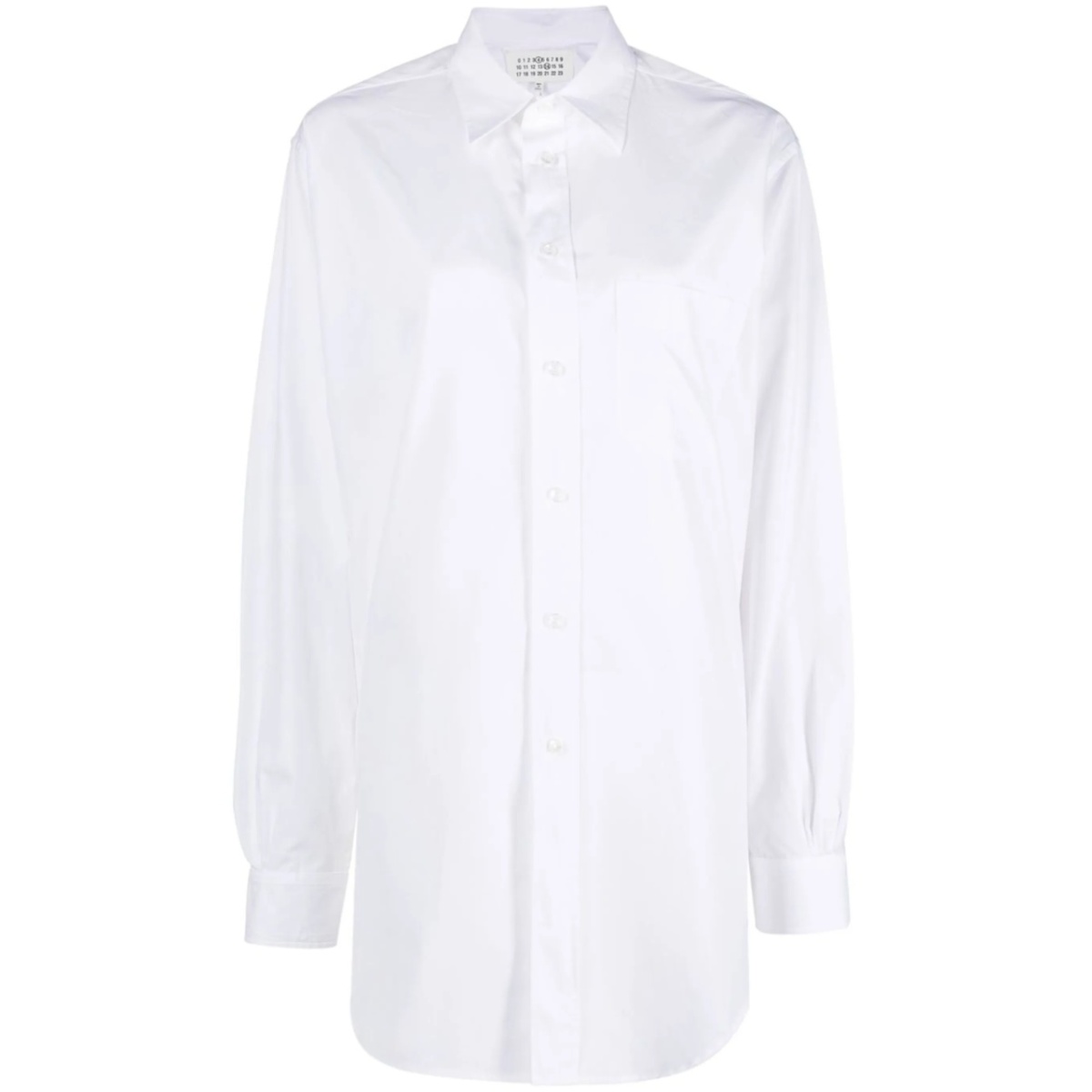 longline poplin shirt